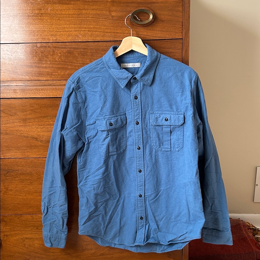 Men’s Outerknown Indigo Flannel Shirt